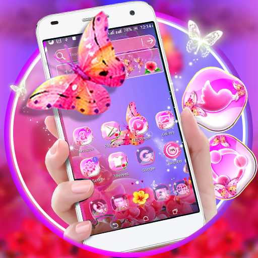 Flower Butterfly Launcher Theme icon