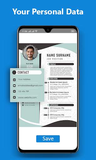 Professional CV Maker - Free Resume Builder скриншот 3