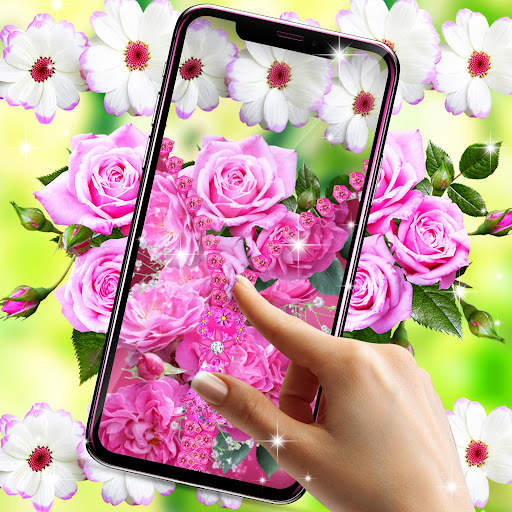 Flower lock screen zipper screenshot 5