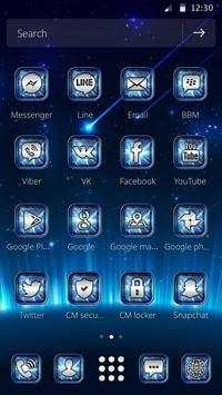 Blue Star Launcher Theme screenshot 3