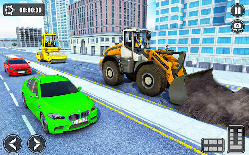Snow Excavator Road Truck Game screenshot 4