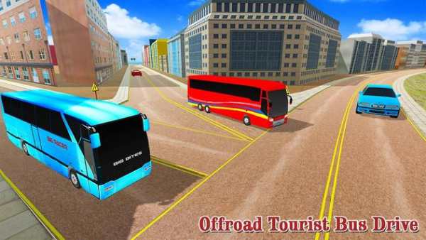 sopir bus turis offroad menanjak pelatih drive sim screenshot 3