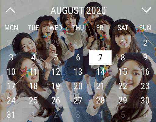 OH MY GIRL Calendar Widget screenshot 1