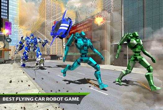 Real Police Flying Car Robot Transformation Game screenshot 3