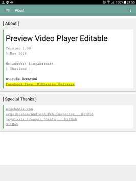 Preview Video Player Editable screenshot 5