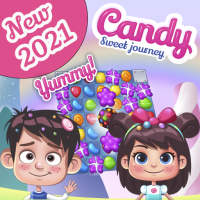 Candy Sweet Journey - Match 3 Tile Puzzle Game logo