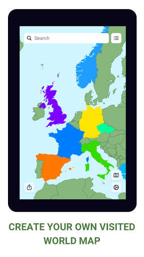 Visited Countries Map - World Travel Planner List screenshot 4