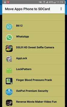 Move Apps - Phone to SD Card screenshot 7