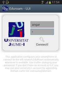 EduRoam - UJI скриншот 1