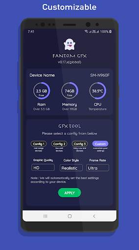 Fantom GFX Tool for PUBG (Free) screenshot 2