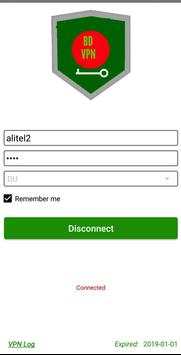 BD VPN screenshot 2