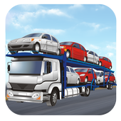 Car Transporter Truck 3D Sim icon