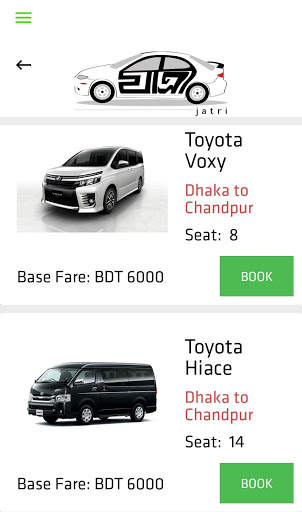 Jatri BD: Online Car Rental screenshot 4