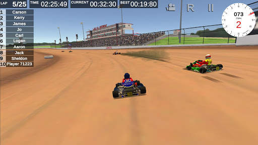 World Dirt Track Kart Racing Tour screenshot 3