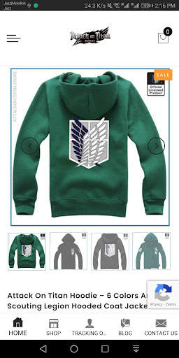 Attack On Titan Shop screenshot 4