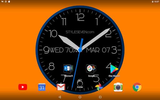 Modern Analog Clock-7 screenshot 6