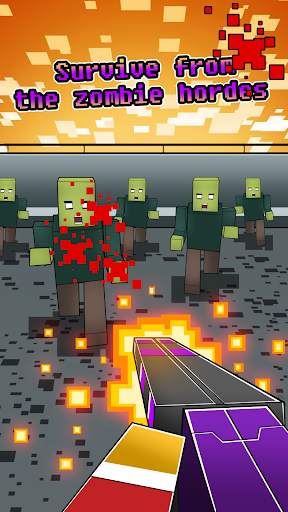 Hero Pixel V Zombie Gun 3D screenshot 2