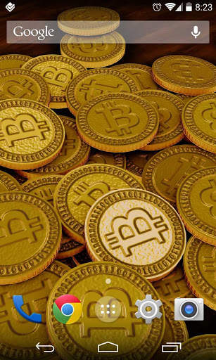 Bitcoins 3D Live Wallpaper स्क्रीनशॉट 1
