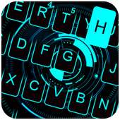 Blue Tech Keyboard Theme logo