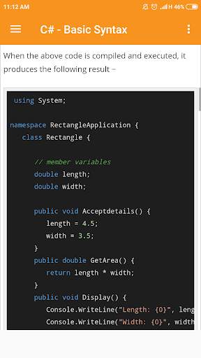 C# Tutorial screenshot 4