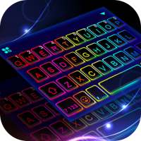 Led Neon Color Tastatur-Thema icon