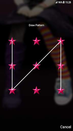 EMO Pattern Lock Screen 4 تصوير الشاشة
