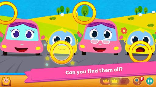 Pinkfong Spot the difference : screenshot 4