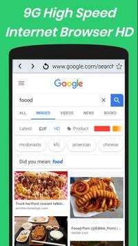 9G Speed Browser: Internet Browser HD Light & Fast screenshot 5