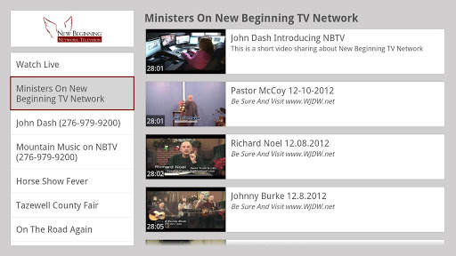 New Beginning TV Network screenshot 1