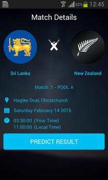 NotOut Cricket World Cup 2015 screenshot 4