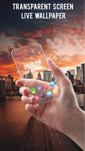 Transparent Screen & Live Wallpaper screenshot 1