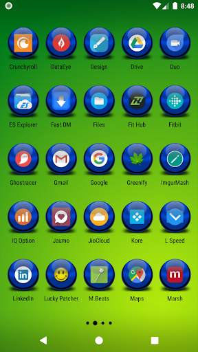 Blue Icon Pack Masked screenshot 3