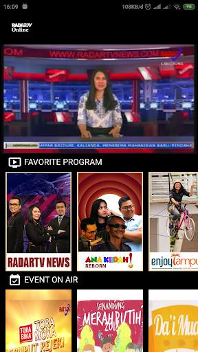 Radar TV Lampung 2 تصوير الشاشة