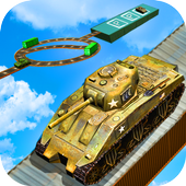 Extreme Impossible Army Tank Parking icon