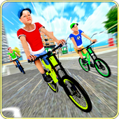 Bicycle Run -  Extreme Cycle Stunts 3D icon