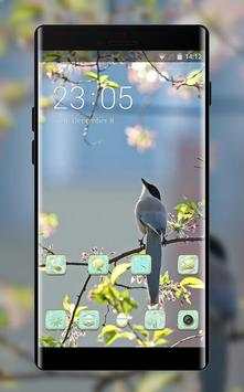 Look up to the sky beautiful bird theme screenshot 1