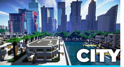 City in minecraft screenshot 4