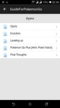 Guide For Pokemon Go screenshot 2