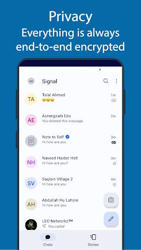 Signal Lite - Messenger screenshot 1