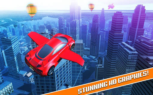 Flying Car 3D: Race Car Simulator 2017 screenshot 14