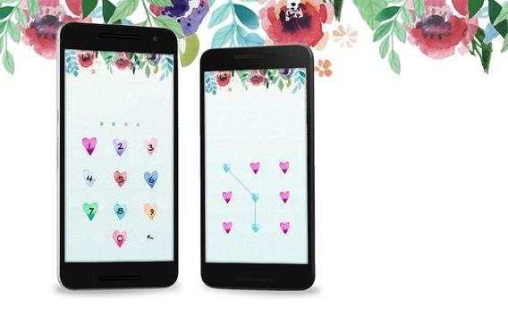 Green Applock Theme Garden screenshot 1