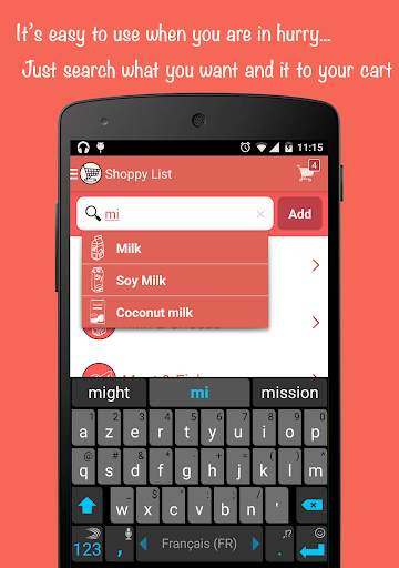 Shoppy, لائحة البقالة 3 تصوير الشاشة