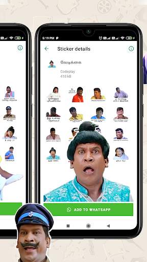 Vadivelu fun whats sticker app screenshot 5