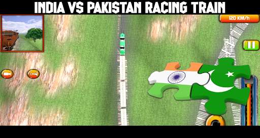 INDIA VS PAKISTAN Racing Train Game Simulator screenshot 3