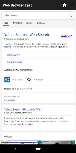Web Browser Fast screenshot 2