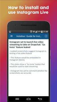 Guide for Instagram Live screenshot 2