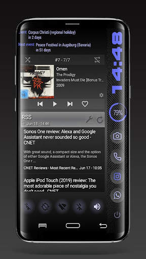 Тема DarkCircles для Total Launcher screenshot 6