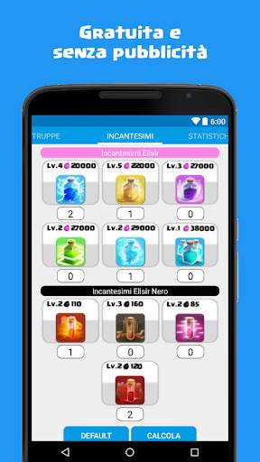 Calculator for Clash of Clans screenshot 3