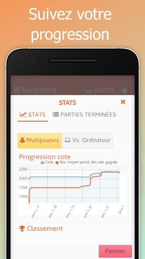 Rackword- Jeu de mots en ligne screenshot 4