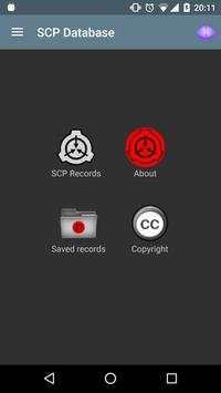 SCP Database स्क्रीनशॉट 1